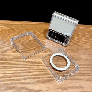 <span class=keywords><strong>Coque</strong></span> de Téléphone Élégante en Acrylique Transparent de Créateur pour Samsung Z Fold <span class=keywords><strong>Flip</strong></span> 7 6 5 <span class=keywords><strong>4</strong></span> <span class=keywords><strong>3</strong></span> - <span class=keywords><strong>Compatible</strong></span> avec le Chargement sans Fil - Product Image 1