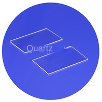 Disque carré en verre de quartz pur à 99,99 %, lentille optique JGS1, transmission ultraviolette à haute luminosité, découpe haute température de précision