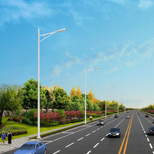 Postes de Aluminio para Iluminación de Carreteras, Acero Inoxidable, 4m 14m, Galvanizados en Caliente, Recubrimiento en Polvo, Color Personalizado, Garantía de 10 Años, <span class=keywords><strong>Precio</strong></span> de Fábrica - Product Image 1