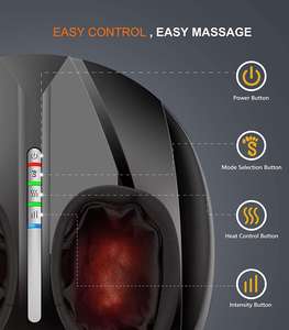 Healthpal-masajeador de pies Oem Odm Shiatsu, terapia de amasado profundo, máquina de presión de aire con calor calmante - Product Image 3
