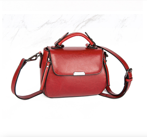 Bolso Bandolera de Cuero Genuino Andong para Mujer, Elegante, Casual, Multifuncional, para Oficina, Fiesta, Bolso de Mano - Product Image 1