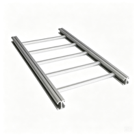 Plateaux de câblage perforés en alliage d'aluminium anodisé ventilé pour usage industriel et salles de serveurs haute densité