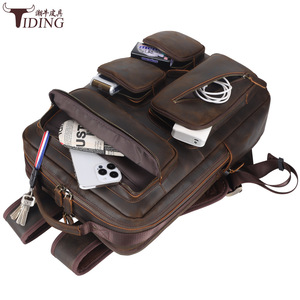 Zaino Vintage da Viaggio Estivo 2024 Chao Niu Cross-Border da <span class=keywords><strong>Uomo</strong></span> <span class=keywords><strong>in</strong></span> Vera <span class=keywords><strong>Pelle</strong></span> Grande Capacità <span class=keywords><strong>in</strong></span> Poliestere Resistente all'Usura - Product Image 5