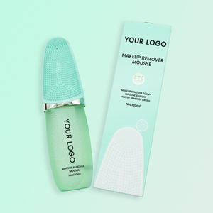 Oem Cao Cấp Nhẹ Nhàng Axit Hyaluronic Maquillage Trang Điểm <span class=keywords><strong>Remover</strong></span> Sữa Rửa Mặt Mousse Với Silicon Bàn Chải Nhà Máy Chiết Xuất Chăm Sóc Da - Product Image 5