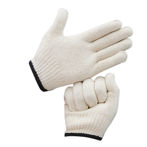 Guantes de protección de seguridad general Sitios de construcción Cuerda de punto de trabajo Guantes de algodón de punto para trabajar - Product Image 6