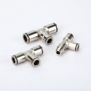 SiVK KQG2 Series Stainless Steel <b>Quick</b> Connect Fittings Pneumatic Tube Fittings - Product Image 2