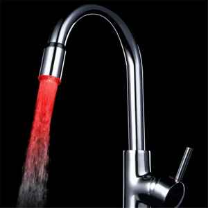 Led Kitchen <strong>Faucet</strong> <strong>Aerator</strong> Temperature LED Water <strong>Faucet</strong> Light Glow LED Tap Nozzle Changing Colorful Design <strong>Faucet</strong> for Sale - Product Image 1