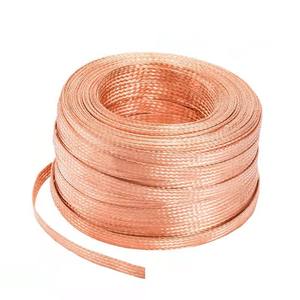 중국산 구리 꼰 와이어 주석 도금 구리 플랫 구리 벨트 분배 상자 용 접지 와이어 50 평방 미터 - Product Image 1