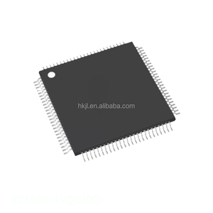 Compre Componentes Electrónicos en Línea, Circuito Integrado Original XC3S50-4VQG100I, FPGA Integrado, 63 E/S, 100VQFP, 100 TQFP - Product Image 1