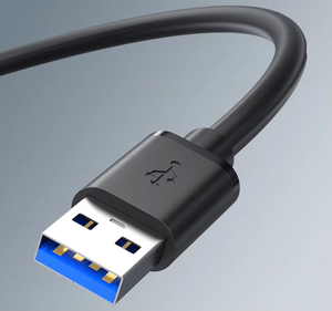 สายเคเบิล USB3.0 แบบ A-Male to A-Male ความเร็วสูง สีดำ รองรับการถ่ายโอนข้อมูล SuperSpeed 5Gbps พร้อมหัวต่อชุบทอง - Product Image 3