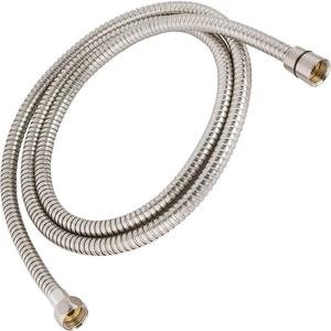 Tuyau de douche flexible en acier inoxydable avec gaine et embout en nylon pour salle de bain - Product Image 2