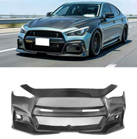 Kit de carrosserie de pare-chocs avant Q60 pour Infiniti Q60 2016-2022, style GTR, pare-chocs avant en fibre de carbone, kit de carrosserie de voiture, accessoires de voiture