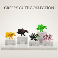 Lot de 5 mini-figurines d'araignées articulées imprimées en 3D, jouets flexibles, décorations de bureau, cadeau sensoriel anti-stress