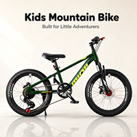 Vélo pour enfants disponible en plusieurs couleurs, 18, 20, 22 pouces, cadre en acier à haute teneur en carbone entièrement soudé à l'argon, design à suspension, vélo pour enfant