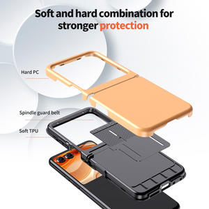 Para <span class=keywords><strong>MOTOROLA</strong></span> <span class=keywords><strong>Razr</strong></span> Ultra 2025 <span class=keywords><strong>Razr</strong></span> + Case Premium Luxury Full Back Cover Funda de teléfono plegable Oil Spray Skin con película protectora - Product Image 4