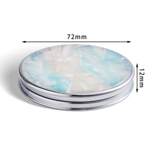 แฟชั่นดีไซน์ใหม่ สวยงามไม่ซ้ำใคร ของขวัญส่วนตัวสำหรับสาวๆ กระจกสองด้านทำจากหนัง PU - Product Image 5