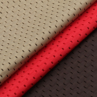 Tissus de vêtements de sport Textiles Polyester recyclé Spandex Active Wear Sports Inner Wear Bird Eye Mesh Fabric For Tshirt Dense