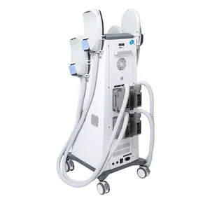 Portable Electromagnetic 4 Handles Emslim Neo Body Slimming Ems Shaping Sculpting Machine 15 Tesla