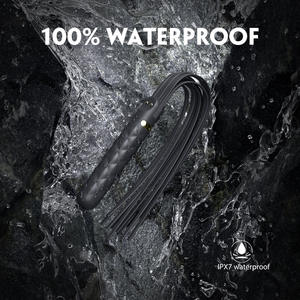 Vibrador de 10 velocidades con carga USB de látex JRUI Macaron SM Bondage Master-Servant Flirting Sex Props con alternativas de juegos previos - Product Image 2