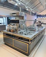 Cuisinière à induction en céramique Shenchu à 4 brûleurs |   Acier inoxydable 380V, contrôle indépendant, économie d'énergie, nettoyage facile