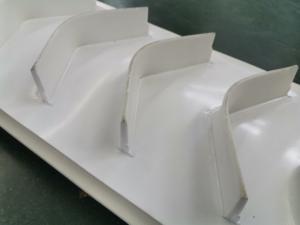 Yeni Beyaz PU Dayanıklı 2 Katmanlı Gıda Sınıfı Konveyör Bandı, Gıda ve İçecek Sektöründe Eğimli Konveyörler iç<span class=keywords><strong>in</strong></span> Çivili - Product Image 3