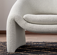 Fauteuil design simple de style italien moderne Fauteuil de canapé élégant adapté au salon Chaise de détente