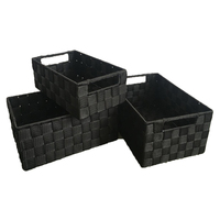 Panier de rangement pliable en nylon tissé pour tiroir de placard - Décoration d'intérieur multifonctionnelle, cuisine, alimentaire