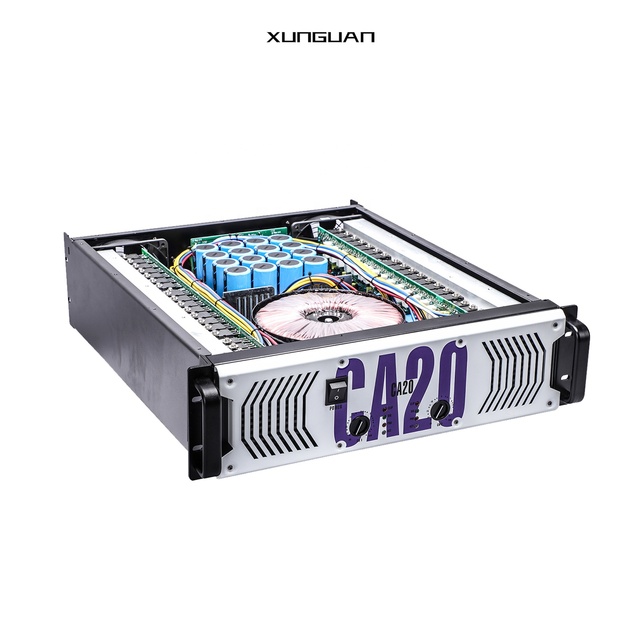 CA12/CA18/CA20/CA28/CA30/CA50/CA90 Dual-Channel 3U Professional Stage Power Amplifier 2CH*1000W-1900W for Concert Performance