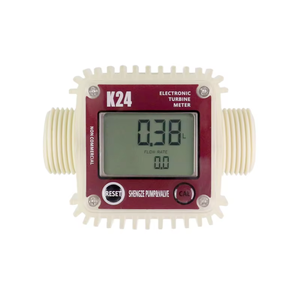 K24 Digitaler Turbinen-Durchflussmesser Flüssigkeits-Durchflussanzeige OEM Kunststoff 1% Genauigkeit 10-120L/min Werkzeug-<span class=keywords><strong>Tester</strong></span> - Product Image 3