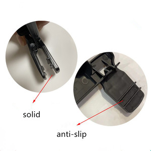 Bestiformカスタムロゴ黒ワイドショルダートッププラスチックハンガー多機能服オーガナイザー用スーツシューズ衣服店 - Product Image 2