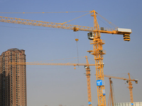 La Chine de haute qualité 240ton grande grue à tour à dessus plat D5200-240 avec haute performance