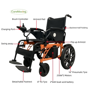 車椅子メーカーリハビリテーション療法無効電動インフレータブル車椅子 - Product Image 4