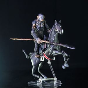 NECA แพลนเน็ต ออฟ เดอะ เอปส์ ไรส์ แพลนเน็ต ออฟ เดอะ เอปส์ 4 ซีซาร์ โคโป คิง พีวีซี อิลลัสเตรด ดีลักซ์ อิดิชั่น ฟิกเกอร์แอคชั่นขนาด 7 นิ้ว - Product Image 1