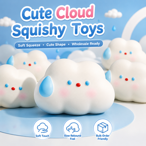 Juguetes Blandos de Nube, Juguetes Antiestrés para Apretar, Regalo Novedoso con Forma de Nube Kawaii para Venta al por Mayor - Product Image 1