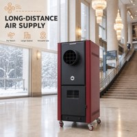 Chauffage intelligent à air chaud à granulés de biomasse avec contrôle à distance par application, alimentation sans blocage pour serres et entrepôts