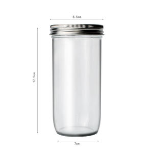 Nuevo Estilo de Tarro de Cristal Ecológico y Transpirable para Germinación con Soporte Metálico y Tapa de Malla para Cocina, DIY de Alimentos y Germinación de Semillas - Product Image 6