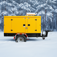Generador Diésel KAIHUA KH-75GF de 75kW para Remolque Móvil, Tipo Súper Silencioso, Certificado CE, Fuente de Alimentación Flexible