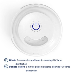 <b>Retainer</b> <b>Cleaner</b> 200ml Small Portable UV Denture and Braces Jewelry Ultrasonic <b>Cleaner</b> 45khz High Frequency Cleaning Device - Product Image 3