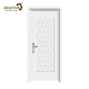 Portes intérieures en bois de teck naturel sculpté, design 2020, avec <span class=keywords><strong>cadre</strong></span> en mélamine. - Product Image 6