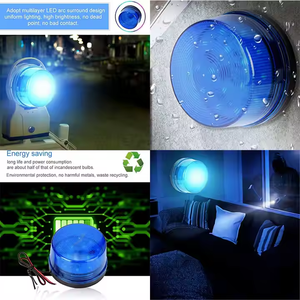 Luce Lampeggiante di Segnalazione LED 12V DC per Sicurezza Stradale - Product Image 3