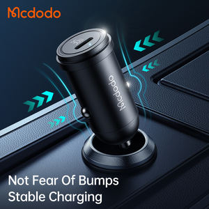 Mcdodo 749 30W PD Type USB C <span class=keywords><strong>Chargeur</strong></span> de voiture LED Métal Alliage d'aluminium 30W 27W QC 3.0 Charge <span class=keywords><strong>rapide</strong></span> PD <span class=keywords><strong>Chargeur</strong></span> de voiture pour <span class=keywords><strong>iphone</strong></span> <span class=keywords><strong>samsung</strong></span> - Product Image 5