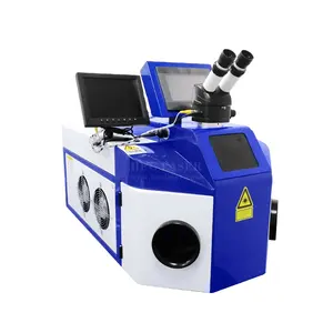 Desktop Jewelry Laser Welding Machine With CCD Monitor For Gold And Silver Jewelry Spot Welding Repair