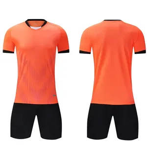 Ensemble d'uniforme d'arbitre de football professionnel pour hommes, maillot à manches courtes et col montant, short, service OEM, personnalisation, 100 % polyester - Product Image 3