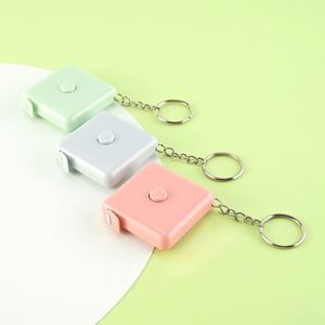 Cinta Métrica Cuadrada Personalizada para Llavero - Mini Cinta Métrica Suave Autorretráctil para Regalos Promocionales - Product Image 2