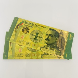 Wholesale High Quality <strong>Prop</strong> Banknotes Electroplated Gold Leaf Banknotes Movie Money Gold Foil Bank <strong>Notes</strong> 24k Stitch - Product Image 2