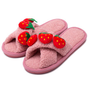 Nouvelle maison d'intérieur de fruits de dessin animé de mode pour des pantoufles pour des femmes légères antiglissantes pour le printemps - Product Image 2