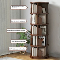 Étagère minimaliste moderne pour la maison, sur pied, rotative à 360°, meuble de salon mobile, compacte, simple, basse