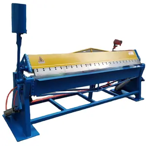 Easy Operation Bending Machine For Metal Sheet HVAC Tube Air Duct Manual Press Brake Pneumatic Tdf Flange Folding Machine