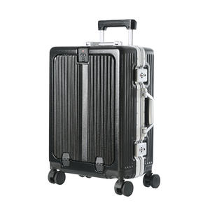 Classique Moderne En Aluminium 20 Pouces Valise D'affaires Simple Voyage Trolley Bagages Sacs Pour Femme Hommes Enfants - Product Image 3