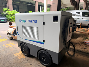 Robot de recharge mobile <span class=keywords><strong>autonome</strong></span> SHUOLEX pour véhicules électriques, <span class=keywords><strong>chargeur</strong></span> rapide DC 60 kW avec navigation LiDAR pour parking automatisé - Product Image 5
